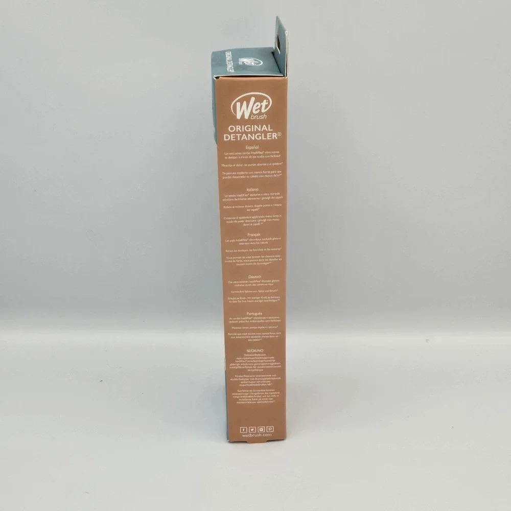 Wet Brush Original Detangler Blue & Sliver  Limited‎ Edition trusted by stylists